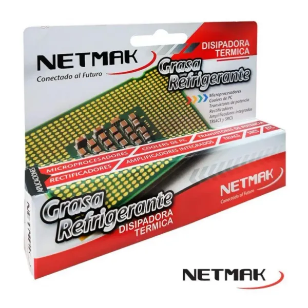 GRASA PARA MICROS GR10CC BLANCA SILICONADA DISIPADORA DE CALOR 10 CC-