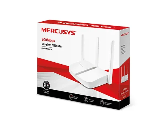 ROUTER INALÁMBRICO MW305R 300MBPS 3 ANT MERCUSYS BY TPLINK 300MBPS