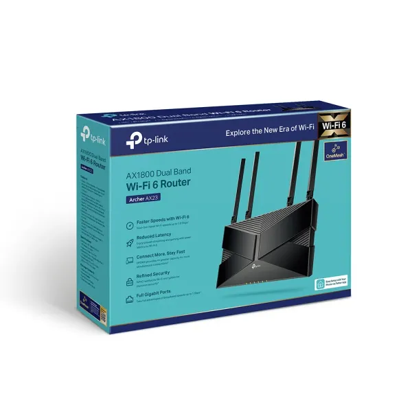 ROUTER WI-FI 6 DE DOBLE BANDA AX1800 - ARCHER AX23  - TP-LINK