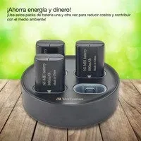 SOPORTE CARGA BATERIAS XBOX 70729 VERBATIM