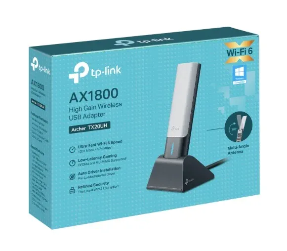 PLACA DE RED USB WI-FI (ARCHER TX20UH AX1800 DUAL BAND WI-FI 6 TP LINK
0134