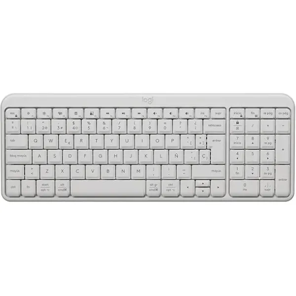 TECLADO BLUETOOTH K250 PEBBLE BLANCO 920-013446  LOGITECH