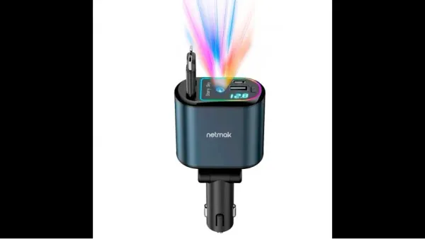 CARGADOR 12V 4EN1 CON LUZ DE ESTRELLAS 66W NM-UCC9