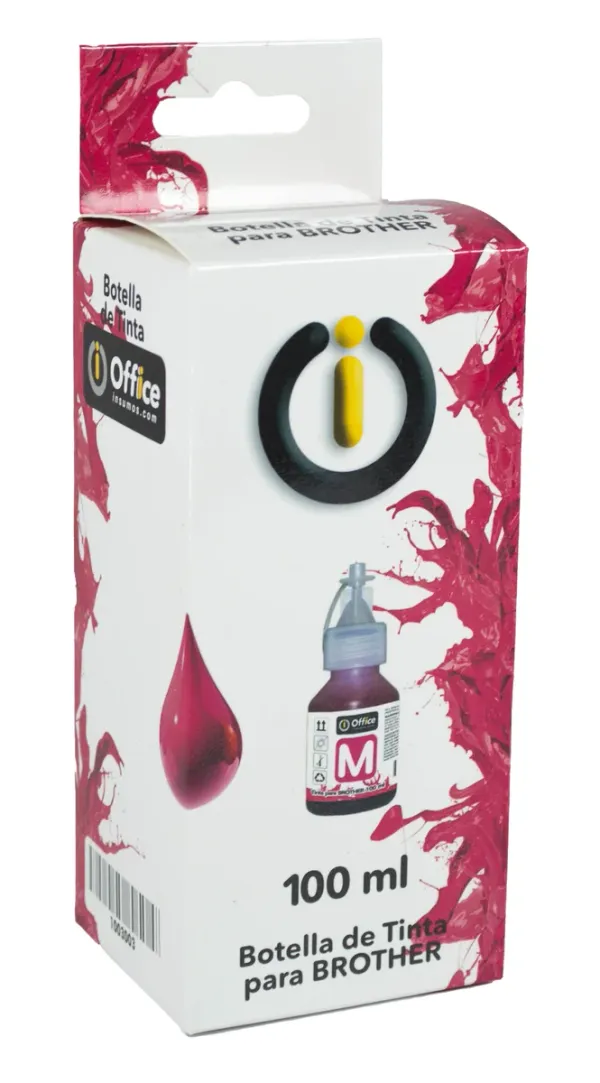TINTA OFFICE PARA BROTHER T-SERIES 100ML C - MAGENTA      
TINTA DYE MAGENTA OFFICE FORMULADA PARA IMPRESORAS BROTHER DE INYECCIÓN DE TINTA.
FLUJO CONTROLADO, SECADO RÁPIDO Y COMPATIBILIDAD CON CABEZALES BROTHER INKJET, IDEAL PARA USO DIARIO Y RECA