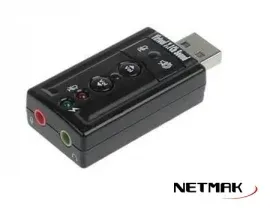 PLACA DE SONIDO USB 7.1 NM-SU8CH
NETMAK