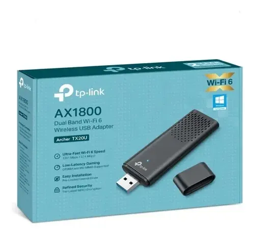 PLACA DE RED USB WI-FI (ARCHER TX20U AX1800 DUAL BAND WI-FI 6 TP LINK

3487