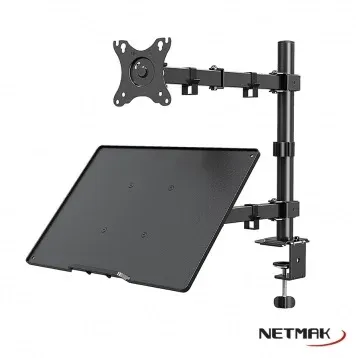 SOPORTE MONITOR/TV DE MESA 13 A 32 NM-ST26 VESA 100X100 MESA NOTEBBOK MONITOR/TV NETMAK