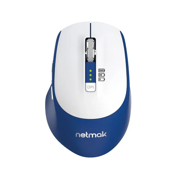 MOUSE INALAMBRICO NM-M679-B RECARGABLE 2.4GHZ + BLUETOOTH