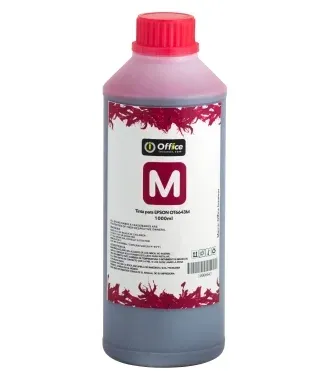 TINTA OFFICE PARA EPSON X LITRO C MAGENTA OT6643M 
TINTA DYE MAGENTA OFFICE FORMULADA PARA IMPRESORAS EPSON DE INYECCIÓN DE TINTA.
FLUJO ESTABLE, SECADO RÁPIDO Y COMPATIBILIDAD CON CABEZALES EPSON INKJET, IDEAL PARA USO DIARIO Y RECARGAS SEGURAS.