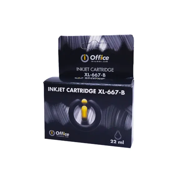 CART ALTER PREMIUM #667XL  NEGRO 22ML OFF-CAR048 OFFICE 3YM79AL 18ML  OFFICE - HP 1275 2374 2375 2376 2775 2778 2800 TWN