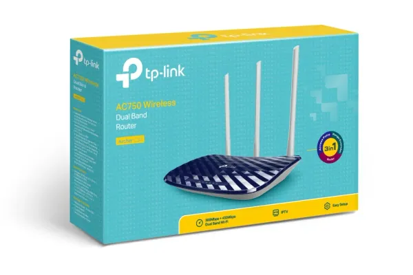 ROUTER 4 P+WIFI DUAL BAND (AC750 ARCHER C20) 733MBPS 3 ANTENAS WIRELESS  - TP-LINK

0730