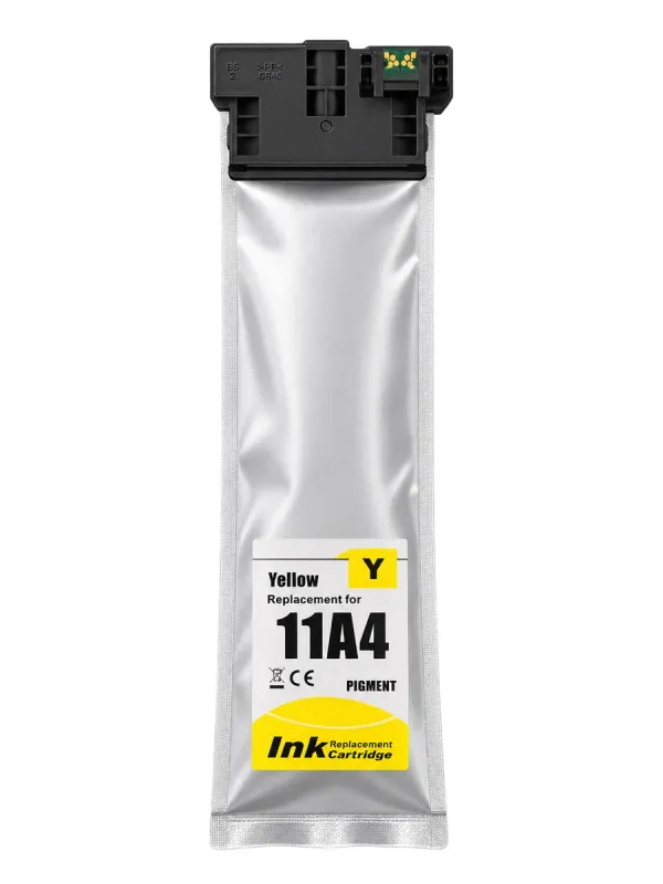 TINTA OFFICE PARA EPSON EN BOLSA D AMARILLO T11A420-AL E-11A4 
TINTA AMARILLO OFFICE FORMULADA PARA IMPRESORAS EPSON WF-C5310/WF-C5390/WF-C5810/WF-C5890