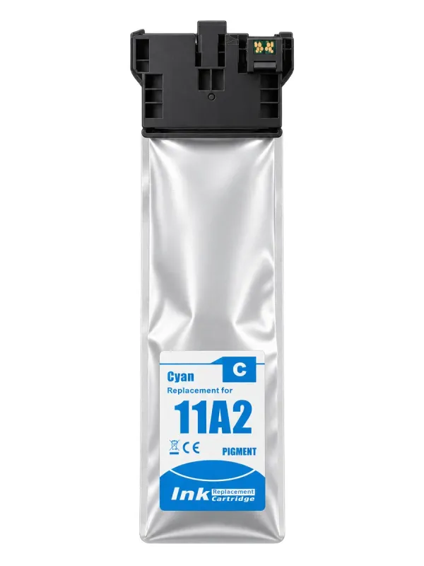 TINTA OFFICE PARA EPSON EN BOLSA B CYAN T11A220-AL E-11A2 
TINTA CYAN OFFICE FORMULADA PARA IMPRESORAS EPSON WF-C5310/WF-C5390/WF-C5810/WF-C5890
