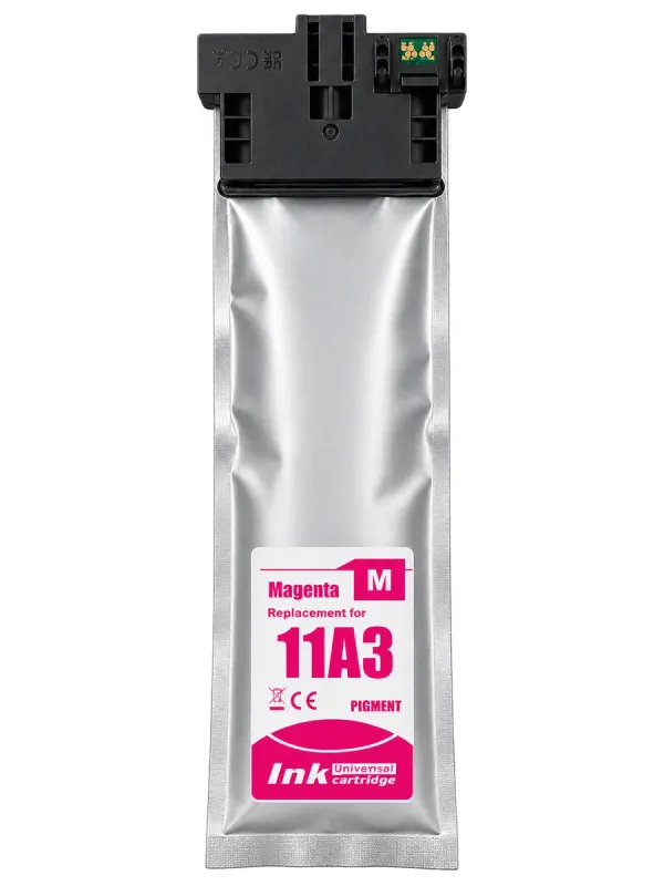 TINTA OFFICE PARA EPSON EN BOLSA C MAGENTA T11A320-AL E-11A3 
TINTA MAGENTA OFFICE FORMULADA PARA IMPRESORAS EPSON WF-C5310/WF-C5390/WF-C5810/WF-C5890