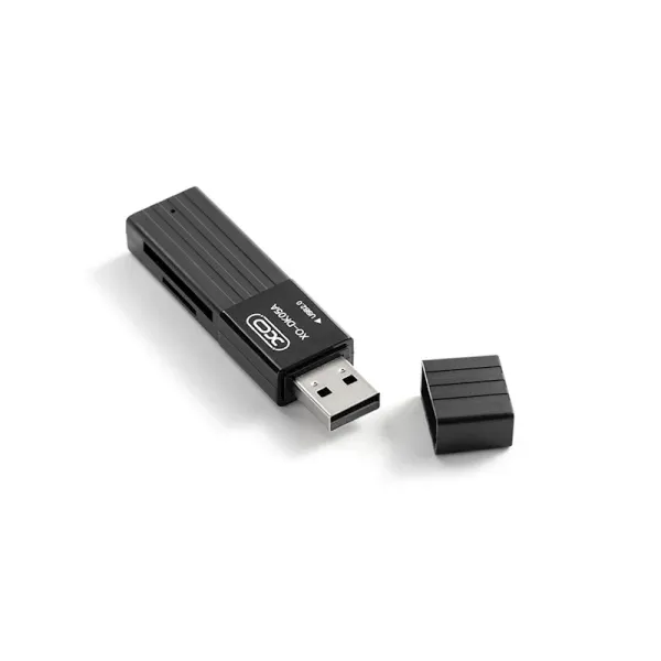 LECTOR USB DE TARJETA USB 2.0  XO - DK05A 2 EN 1