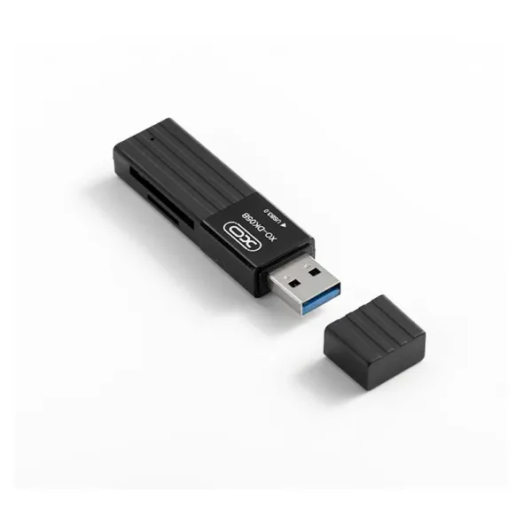 LECTOR USB DE TARJETA USB 3.0  XO - DK05B 2 EN 1
