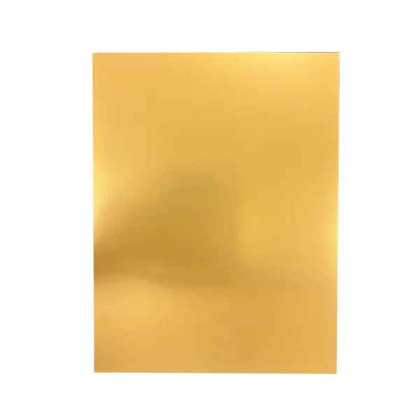 PAPEL A4 AUTOADHESIVO METALIZADO DORADO BRILLANTE 210GR  X  20 HOJAS OFFICE (60 X BOX)  PAPEL FOTOGRAFICO COMPATIBLE C/IMPRESORAS INKJET Y LASERJET ??