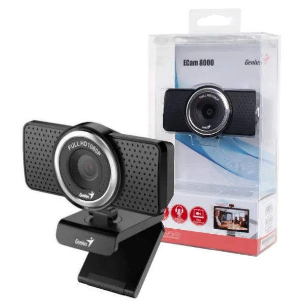 WEBCAM GENIUS ECAM 8000 MICROFONO 1080P USB