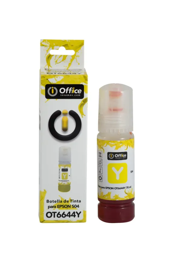 TINTA OFFICE PARA EPSON 504/544 70ML D AMARILLO OT504Y EN CAJA

TINTA DYE AMARILLA OFFICE FORMULADA PARA IMPRESORAS EPSON 504 Y 544 DE INYECCION DE TINTA.

FLUJO ESTABLE, SECADO RAPIDO Y COMPATIBILIDAD CON CABEZALES EPSON INKJET, IDEAL PARA USO D