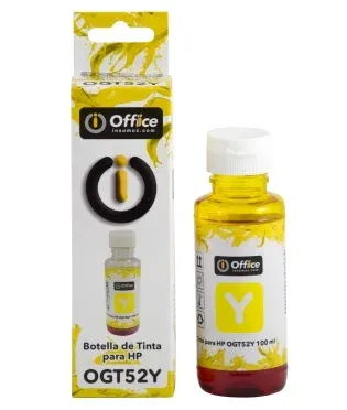 TINTA OFFICE PARA HP 100CC D AMARILLO CON APLICADOR OGT52Y OFFICEINSUMOS.COM