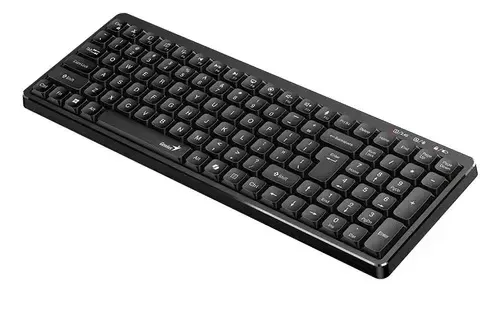 TECLADO USB LUXEMATE  Q7100 AI SP BLACK BT+2.4GHZ,KB GENIUS