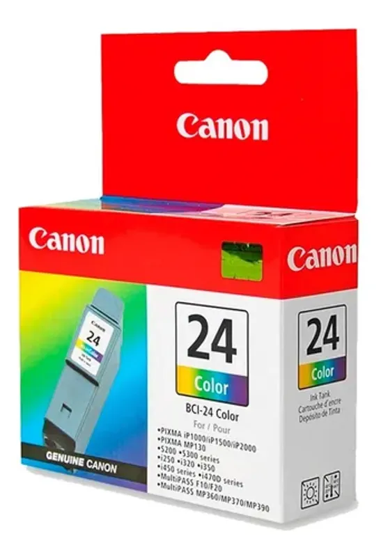 Cartucho Bci-24 Color Canon Bci24 Pixma Ip100 Mp130 Original