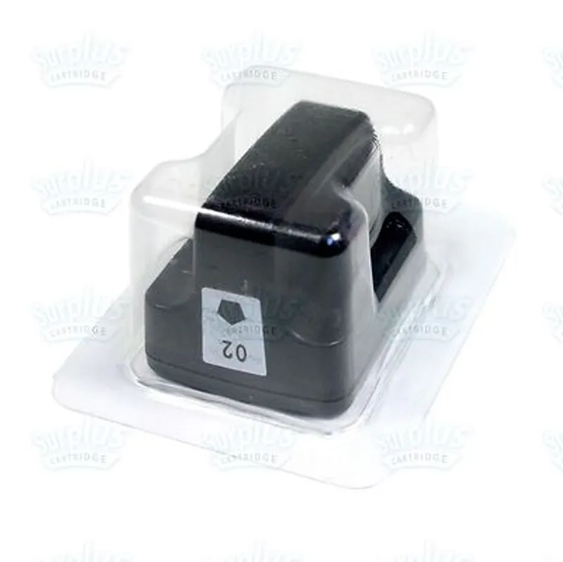 Genuine HP 02 Black Ink Photosmart 3110 C5140 C5150 C6100 ...