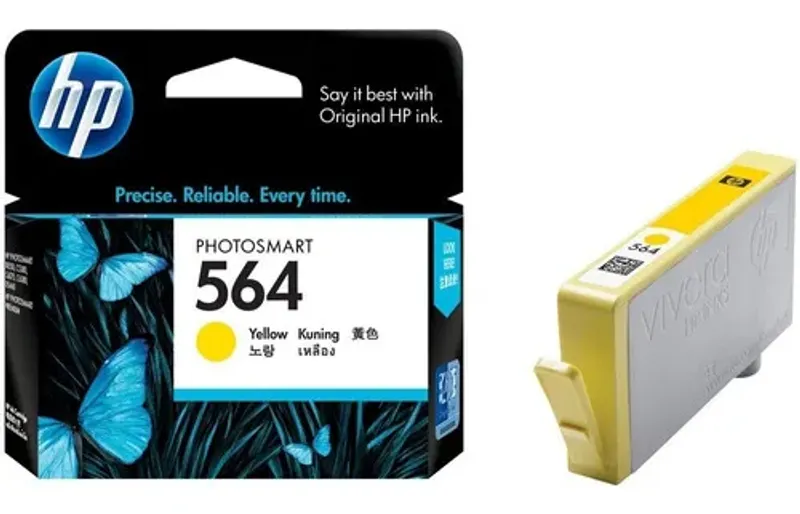 Cartucho De Tinta Original Hp 564 Amarillo Cb320wl - Carrefour