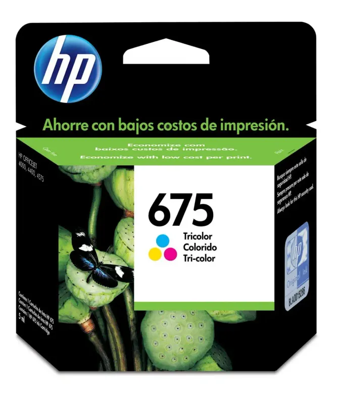 Cartucho de Tinta HP 675 Tricolor Original - (CN691AL ...