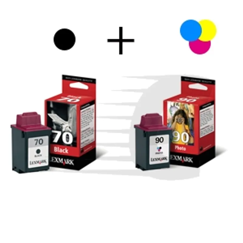 Lexmark 90 Cartucho de tinta (Lexmark 12A1990) color