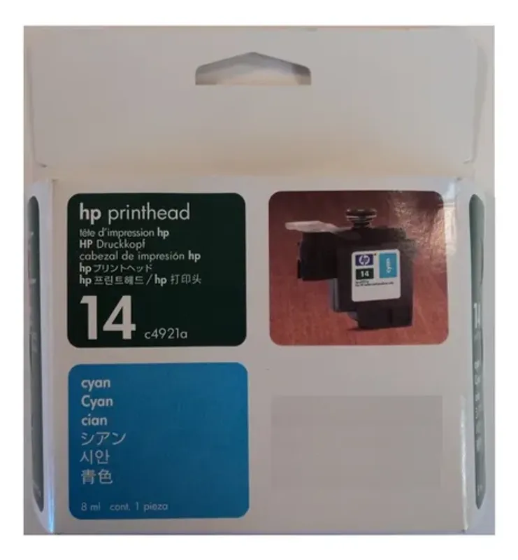 Cabezal Y Cartuc Compatible Hp14 C4920a/21a Orig Negro Cyan ...