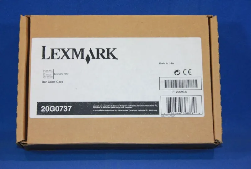 Amazon.com: Lexmark T64X Bar Code Card : Electronics