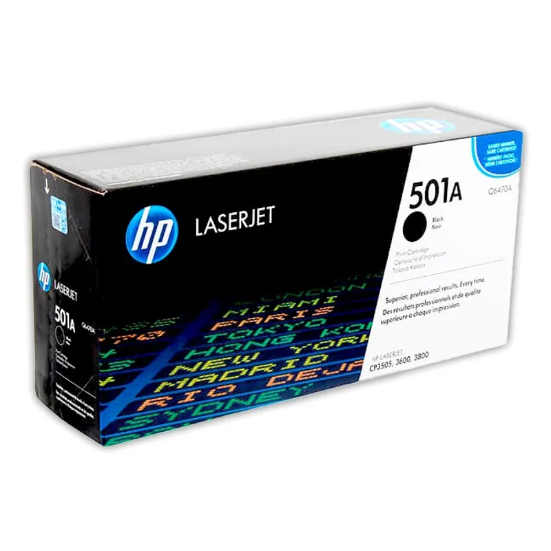 ▷Toner HP LaserJet 3600, 3800 【501a - Q6470A】 Original