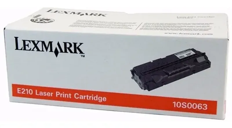 Toner Lexmark 10s0063 Para Optra E210 Original Oferta Negro ...