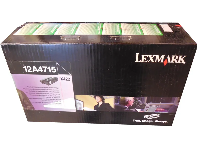 Genuine OEM LEXMARK 12A4715 Black High Capacity Toner 12K X42…
