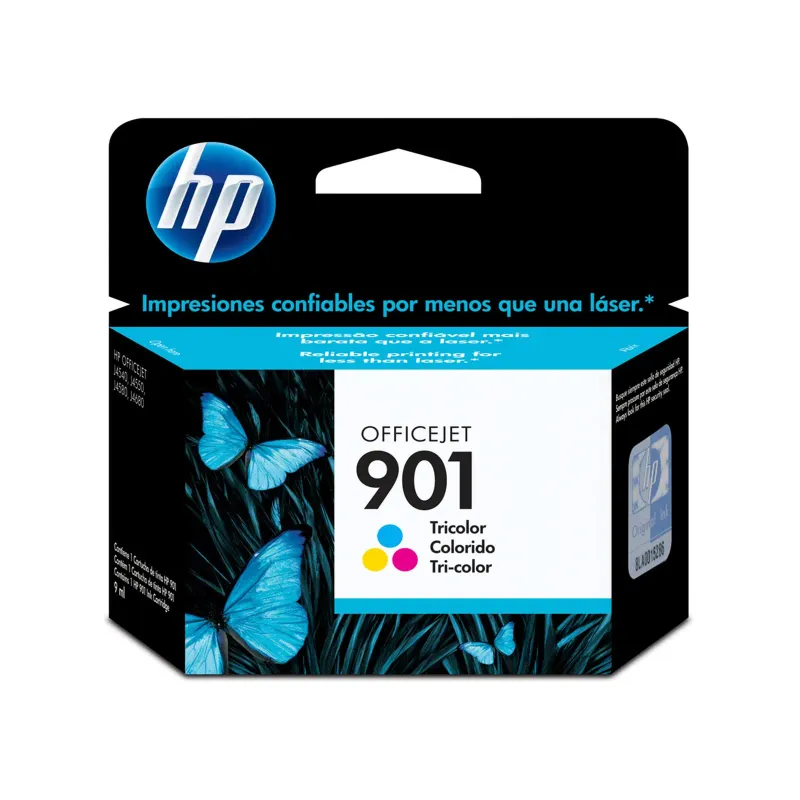 Cartucho de tinta HP 901 Tricolor Original (CC656A…