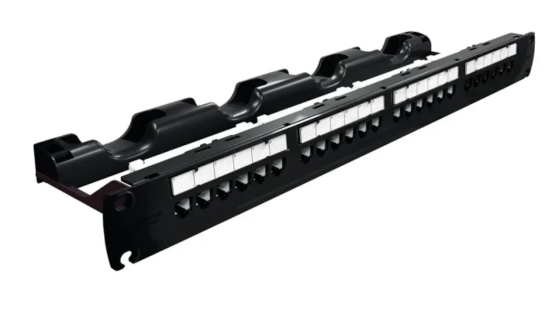 PATCHPANEL FURUKAWA 24P CAT.6 MULTILAN NEGRO