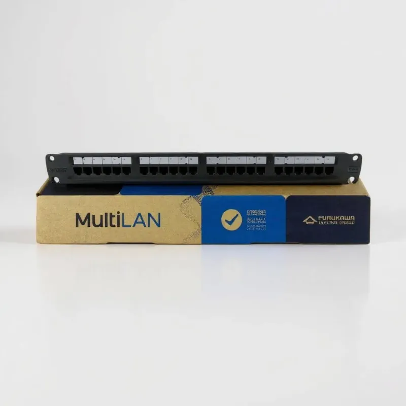 PATCH PANEL MULTILAN CAT6 24 PORTAS FURUK…