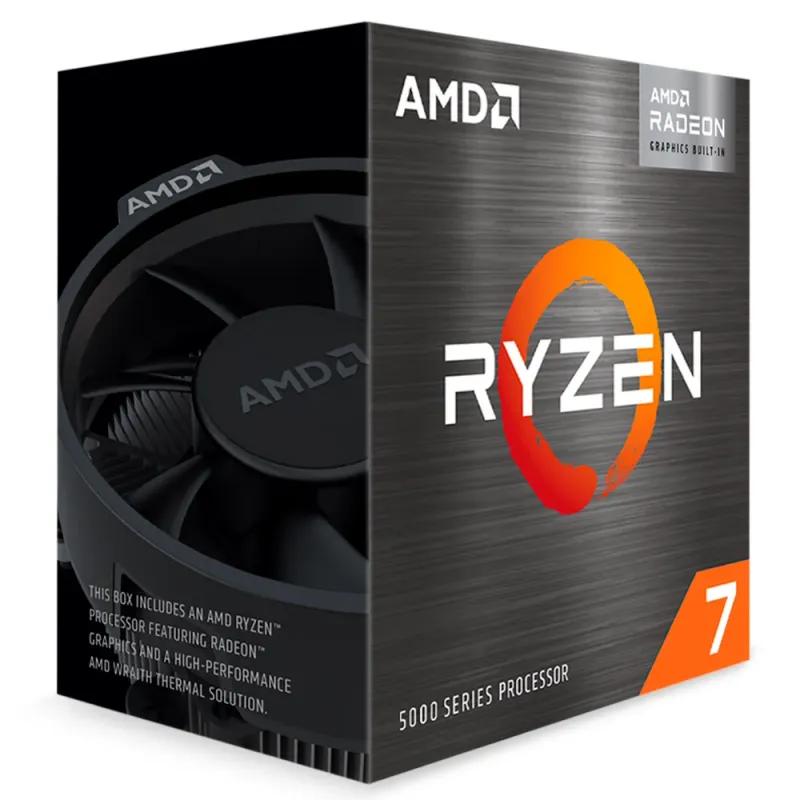 MICROPROCESADOR AMD RYZEN 7 5700G AM4 65W WRAITH STEALTH