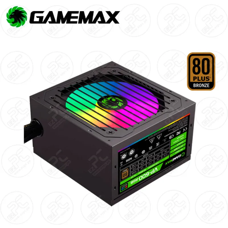 FUENTE DE PODER GAMEMAX VP RGB 600…