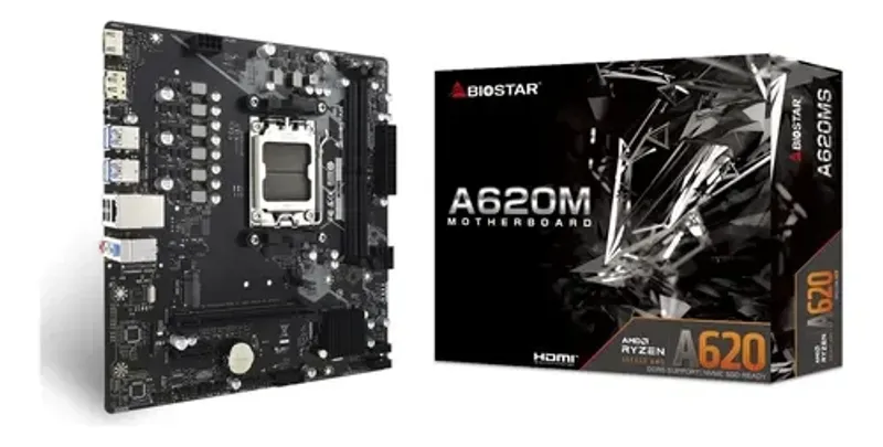 MB BIOSTAR AM5 A620MS DDR5 BOX M-ATX