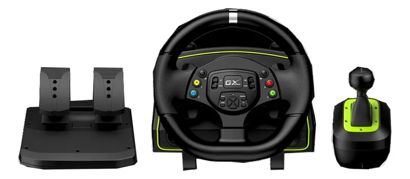 Volante Y Pedalera Genius Speedmaster X2 - NEW BYTES ...