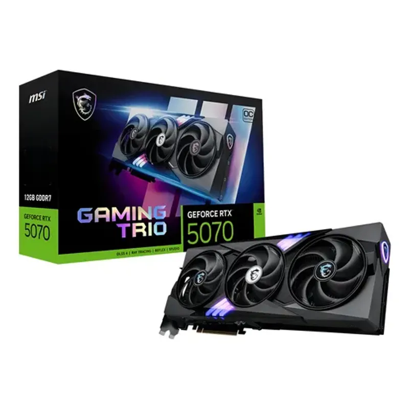 Placa De Video Msi Rtx 5070 Gaming Trio Oc 12gb Pcie 5.0 ...
