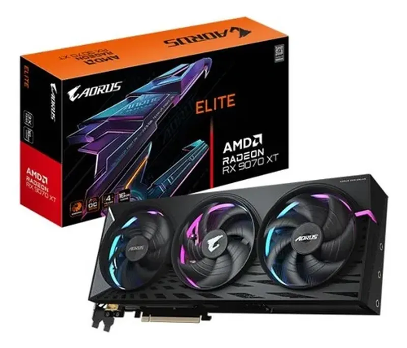 Placa De Video Radeon RX 9070 XT 16Gb Gigabyte Elite | Envío ...