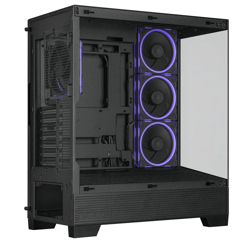Asus A31 PLUS TG ARGB Mid Tower Case – Black …