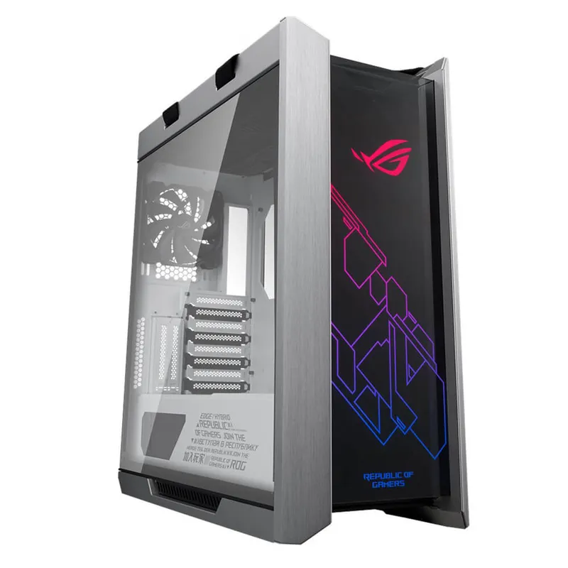 Gabinete Gamer Asus ROG Strix Helios White RGB Au…