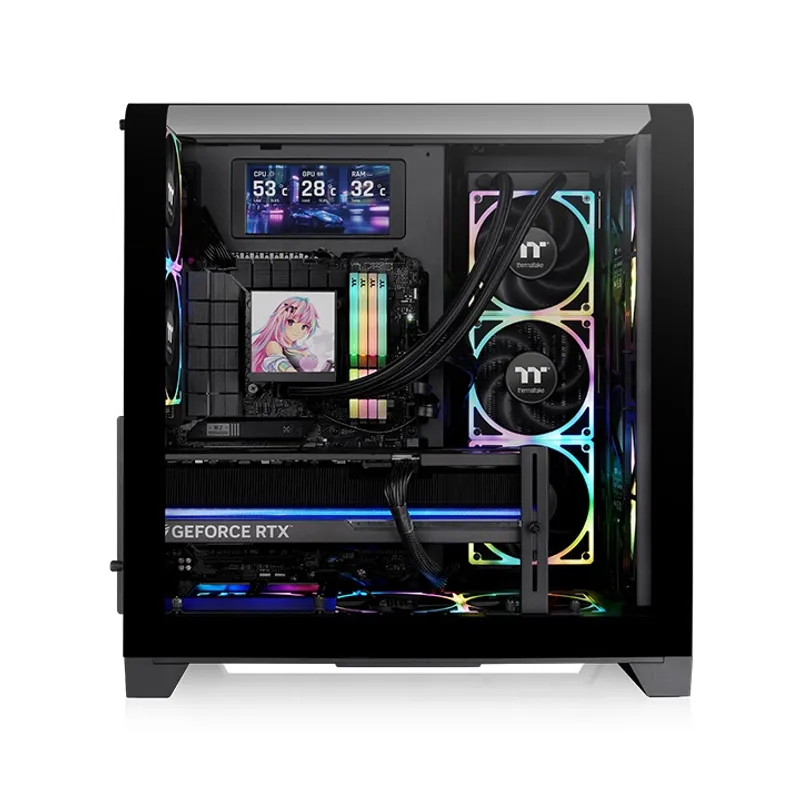 Gabinete Thermaltake View 390 Air Mid- Tg Curvo Fa…