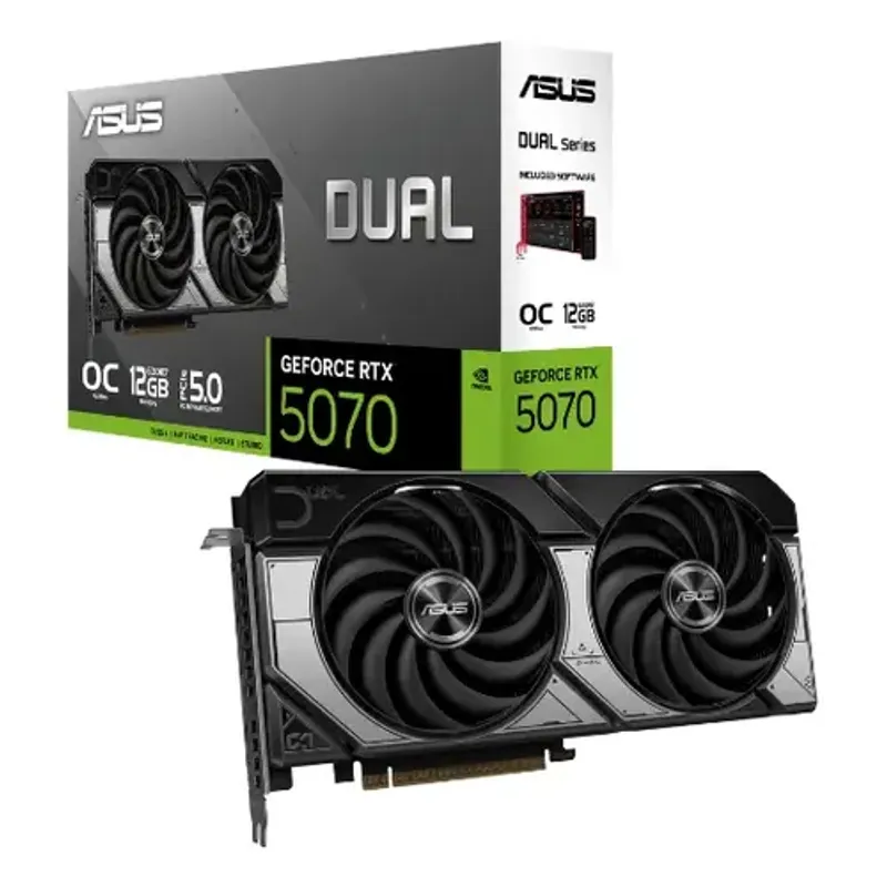 Tarjeta Gráfica Asus Dual Geforce Rtx 5070 Overclock Edition ...