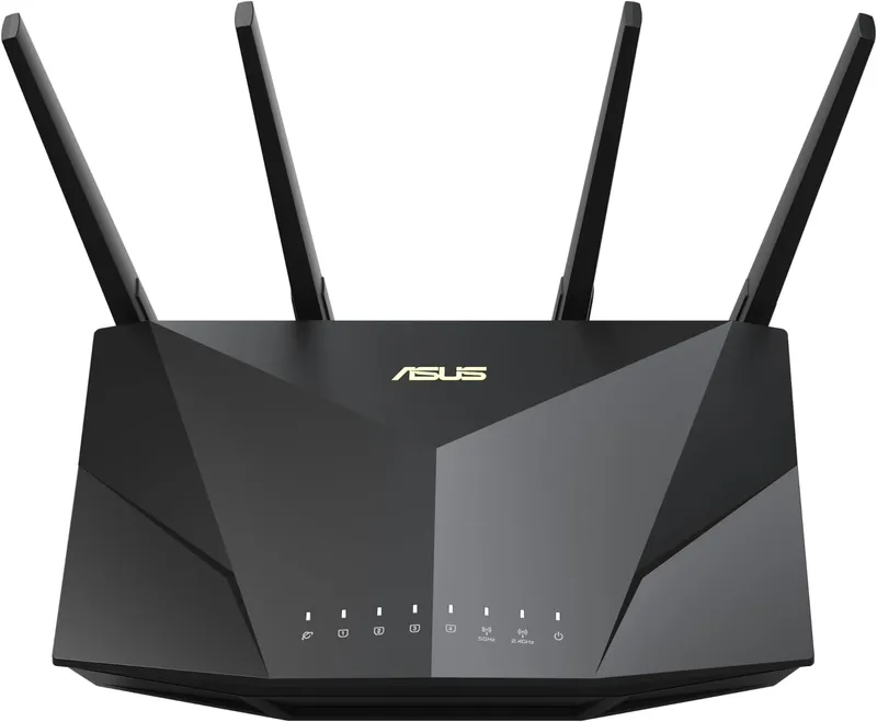 ASUS AX3000 WiFi 6 Router (RT-AX57) - Dual Band Gigabit Wireless Internet Router, Gaming & Streaming, AiMesh Compatible, Included Lifetime Internet Security, Parental Control, MU-MIMO, OFDMA