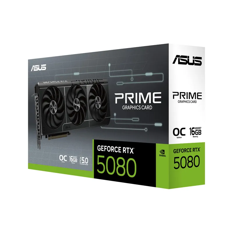 Buy ASUS GeForce RTX 5080 Prime OC GDDR7 16GB [PRIME-RTX508…